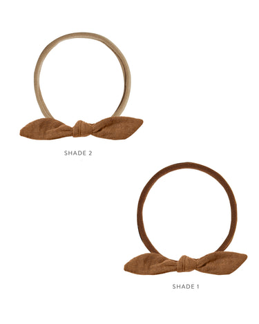 Rylee + Cru Little Knot Headband, Rust